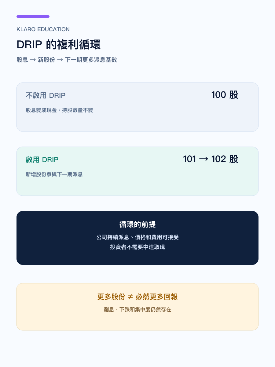 手机版现金股息与 DRIP 比较