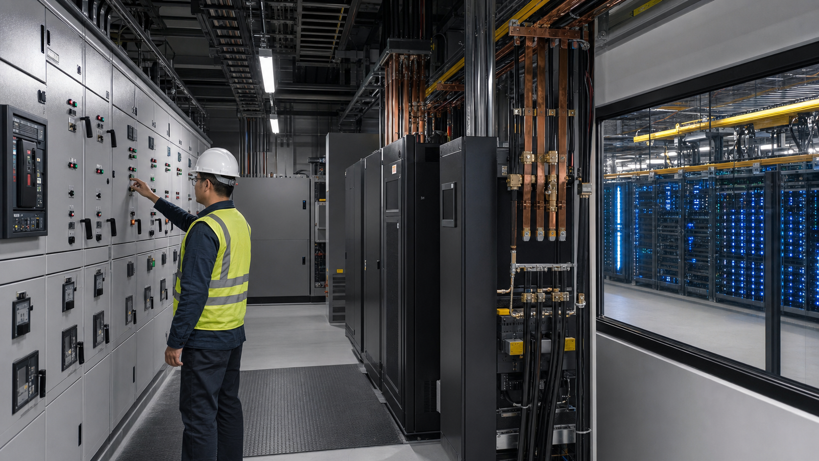 Eaton 資料中心配電與 UPS 工程現場