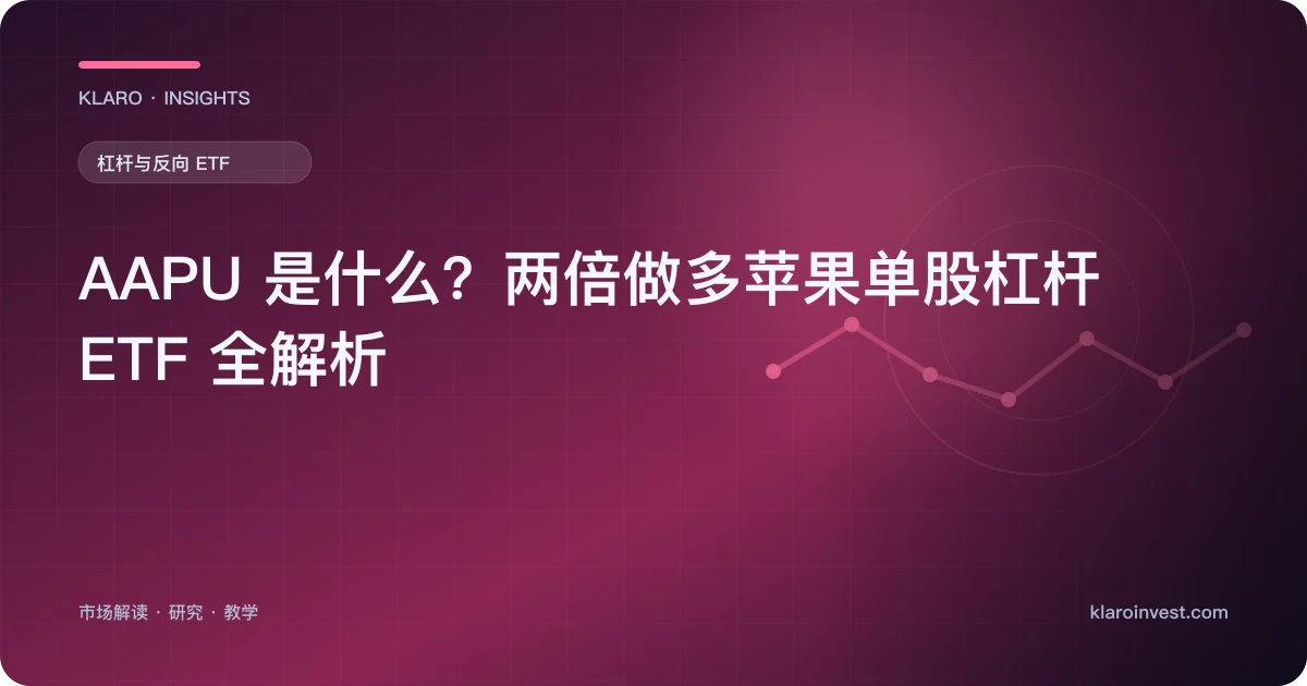 AAPU 是什么？两倍做多苹果单股杠杆 ETF 全解析 — 文章封面
