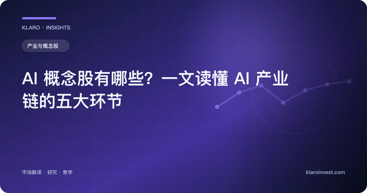 AI 概念股有哪些？一文读懂 AI 产业链的五大环节 — 文章封面